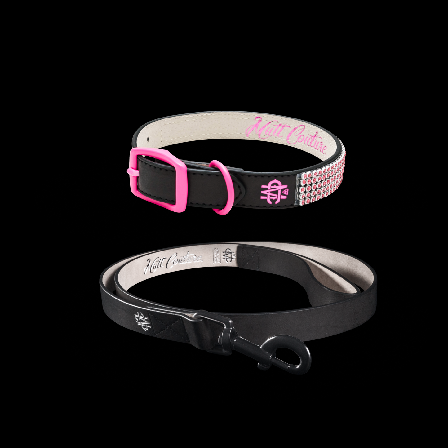 Pink Diamond Dog Walk Set