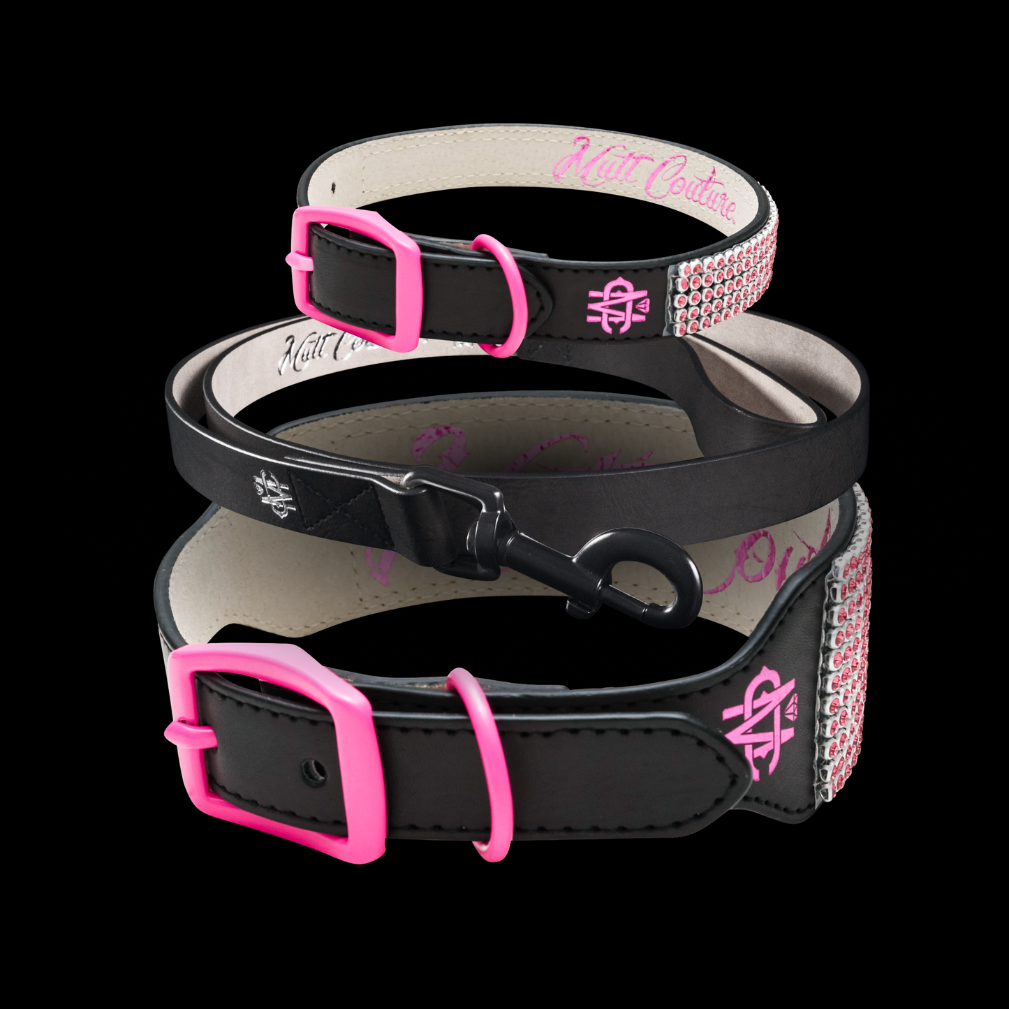 Pink Diamond Dog Walk Set