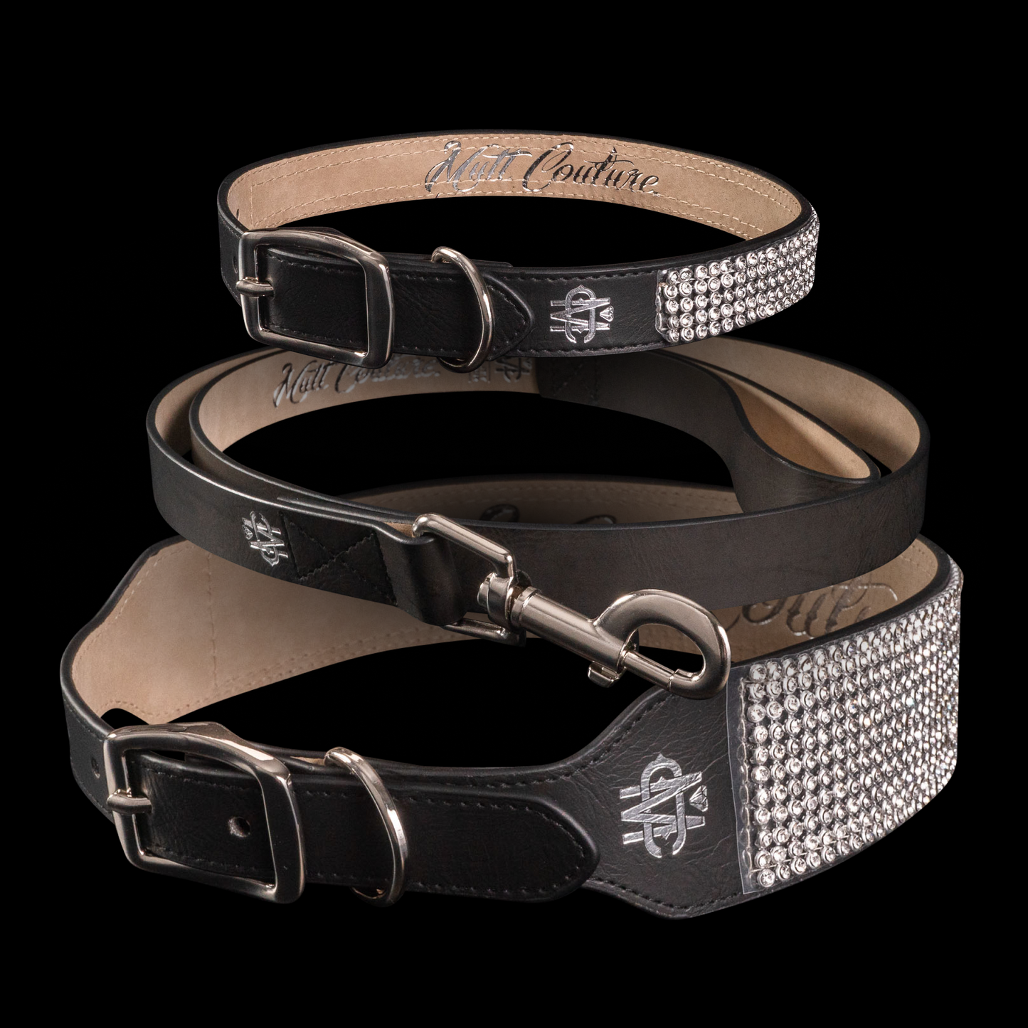 White Diamond Dog Walk Set