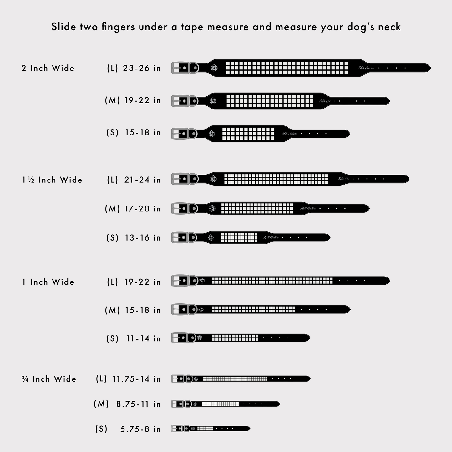 Black Leather Collar with Gold Studs