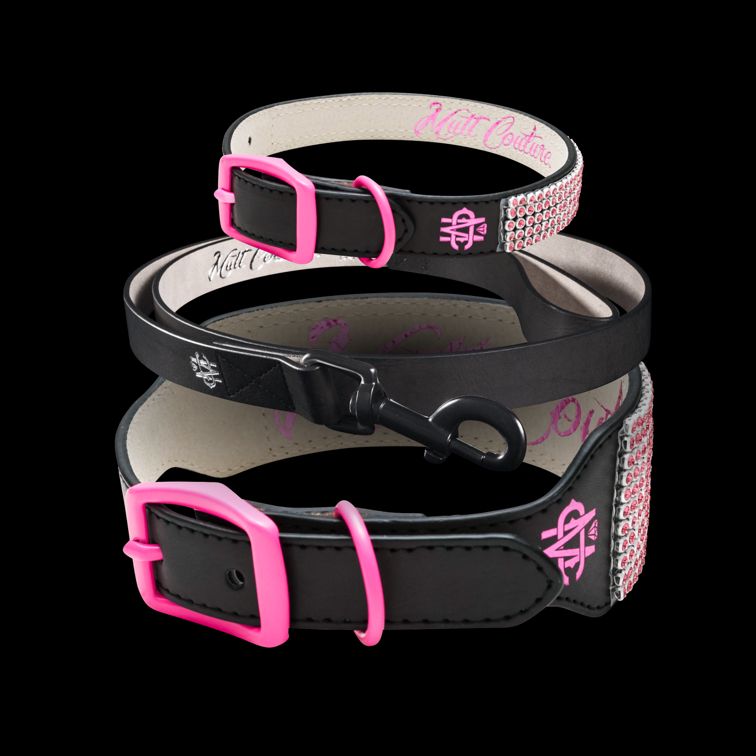 Pink Diamond Dog Walk Set Mutt Couture