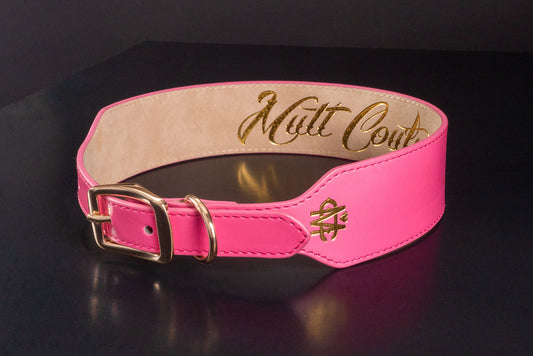 Pink Patent Leather Dog Collar